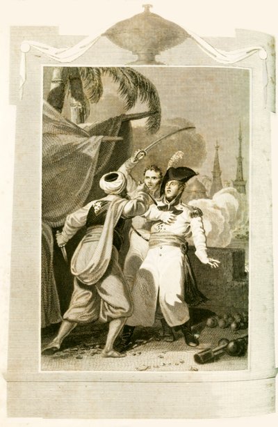 मिस्र में जनरल क्लेबर की हत्या, 1800, 1816। द्वारा अज्ञात
