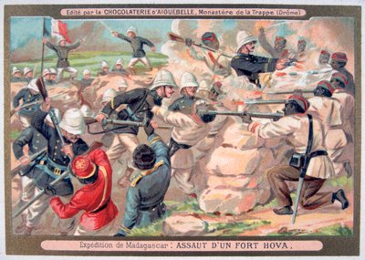 1883-1896 को एक होवा फोर्ट, मेडागास्कर पर हमला द्वारा अज्ञात