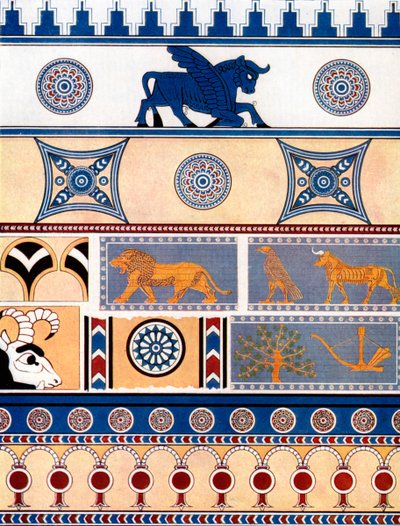 असीरियन ईंट और टाइल डिजाइन, 1933-1934 द्वारा अज्ञात