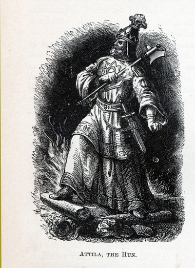 अत्तिला हुन, 1882 द्वारा अज्ञात