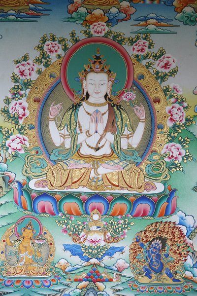 अवलोकितेश्वर, करुणा के बुद्ध, काठमांडू, नेपाल द्वारा अज्ञात