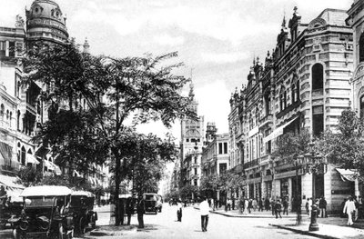 रियो ब्रैंको एवेन्यू, रियो डी जनेरियो, ब्रेल, c1920s द्वारा अज्ञात