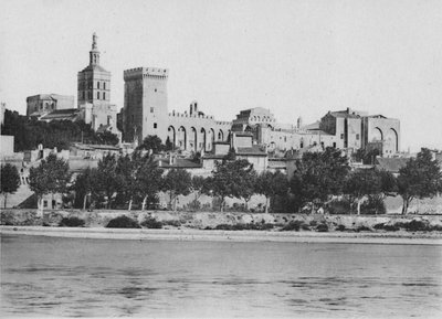 Avignon। - द रोन एंड पॉप्स पैलेस, c1925 द्वारा अज्ञात