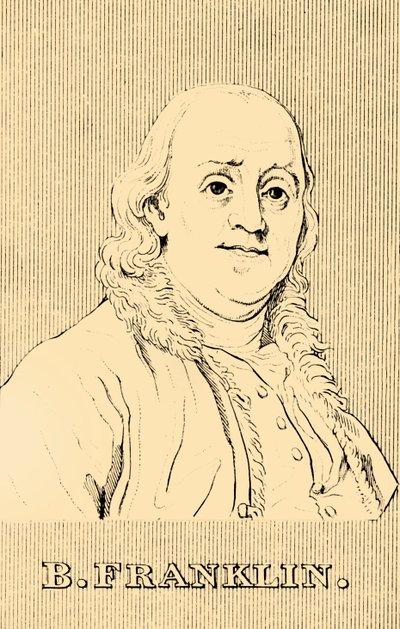बी। फ्रैंकलिन, 1706-1790, 1830। द्वारा अज्ञात