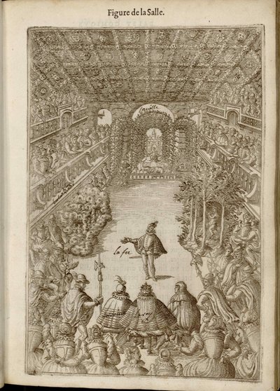 1582 में बलथासर डी ब्यूजियोयुल्क्स द्वारा रानी का कॉमिक बैले। द्वारा अज्ञात