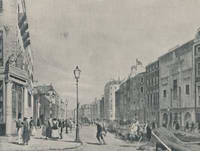 1842 में पिकाडिली पर गुब्बारे, 1920 द्वारा अज्ञात
