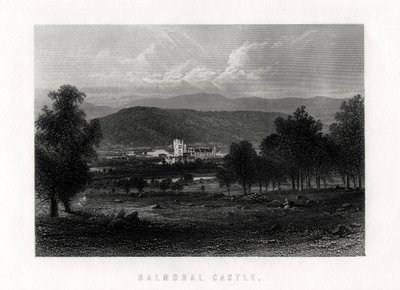 बाल्मोरल कैसल, स्कॉटलैंड, 1883 द्वारा अज्ञात