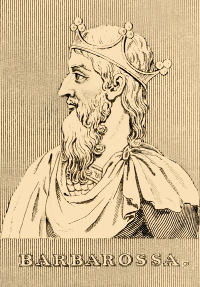 बारबोरोसा, 1122-1190, 1830। द्वारा अज्ञात