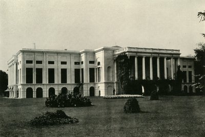 बैरकपुर हाउस, नॉर्थ फ्रंट, 1903, 1925। द्वारा अज्ञात