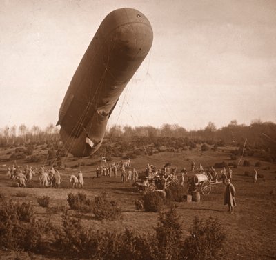 बैलून बांध, सोम्मे, उत्तरी फ्रांस, c1914-c1918 द्वारा अज्ञात