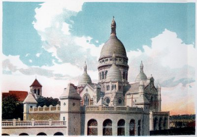 Sacre Coeur, पेरिस की बेसिलिका, c1900 द्वारा अज्ञात