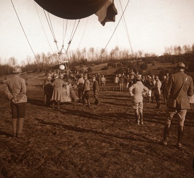 बैराज बैलून की टोकरी, c1914-c1918 द्वारा अज्ञात