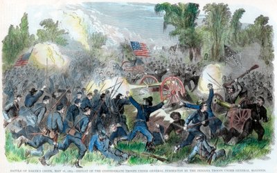 बेकर्स क्रीक की लड़ाई, मिसिसिपी, अमेरिकी गृहयुद्ध, 16 मई 1863 द्वारा अज्ञात