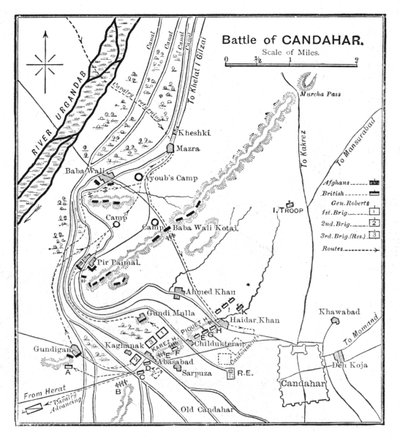 Battle of Candahar: Plan, 1902 द्वारा अज्ञात