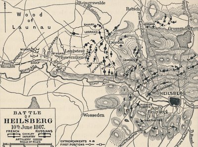 हील्सबर्ग की लड़ाई, 10 जून 1807, 1896 द्वारा अज्ञात