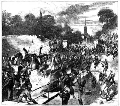 सेडान, फ्रांस की लड़ाई, फ्रेंको-प्रशिया युद्ध, 1 सितंबर 1870 सी 1880 द्वारा अज्ञात
