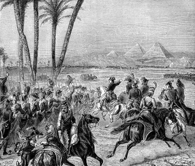 पिरामिड की लड़ाई, 21 जुलाई 1798 1882-1884 द्वारा अज्ञात