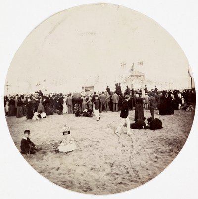 "बीच एंटरटेनमेंट", सी 1890 द्वारा अज्ञात