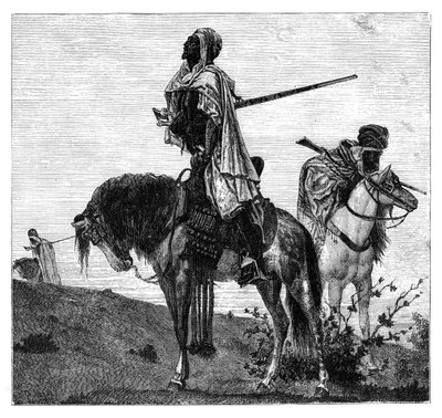 प्रार्थना में बेडौंस, c1890 द्वारा अज्ञात
