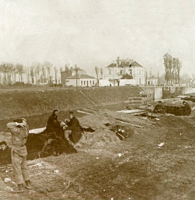 बेल्जियम लुक-आउट, यसर, फ्लैंडर्स, बेल्जियम, c1914-c1918 द्वारा अज्ञात