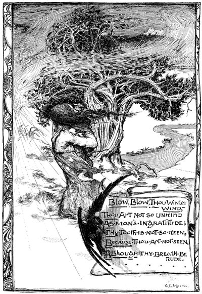 ब्लो, ब्लो, तू विंटर विंड, 1895 द्वारा अज्ञात