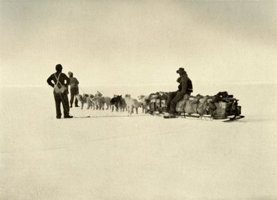 बैरियर पर ब्लफ़ डिपो पार्टी, c1908, 1909। द्वारा अज्ञात