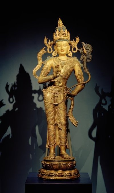 बोधिसत्व मैत्रेय - मूर्तिकला, 11 वीं - 12 वीं सदी द्वारा अज्ञात