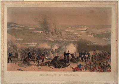 सेवस्तोपोल, 1854 की बमबारी द्वारा अज्ञात
