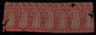 एक शाल की सीमा, 1800s। द्वारा अज्ञात