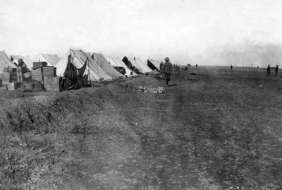 ब्रिटिश 15 आरडब्ल्यूआर शिविर, बगदाद, 1918 के पास द्वारा अज्ञात