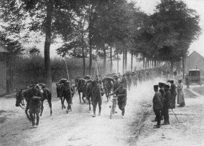 ब्रिटिश घुड़सवार सेना, फ्रांस, 1914 द्वारा अज्ञात