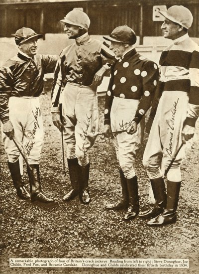 ब्रिटिश जॉकी, 1934, 1935। द्वारा अज्ञात