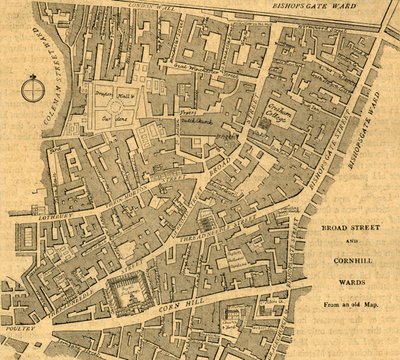 ब्रॉड स्ट्रीट और कॉर्नहिल वार्ड, 1897। द्वारा अज्ञात