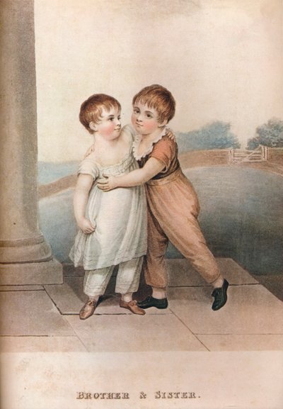 भाई और बहन, c18 वीं सदी द्वारा अज्ञात
