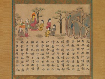बुद्ध उपदेश, अतीत और वर्तमान कर्म के इलस्ट्रेटेड सूत्र से एक खंड ..., मध्य -8 प्रतिशत। द्वारा अज्ञात