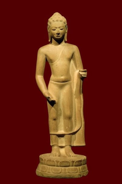 बुद्ध कम्बोडियन, पूर्व-अंगकोरियन काल, 7वीं शताब्दी द्वारा अज्ञात