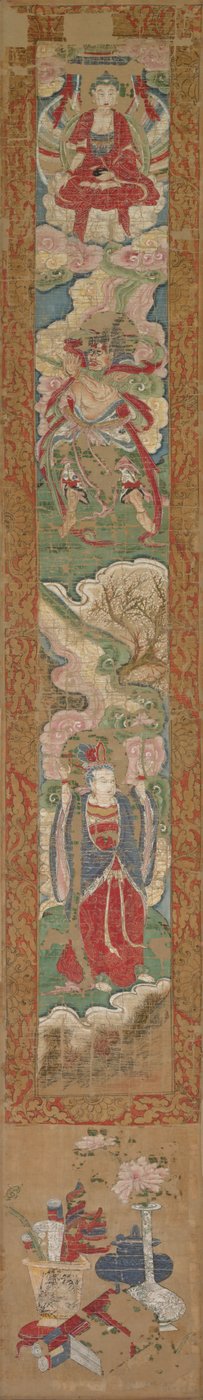 बौद्ध पैनल, 1300s। द्वारा अज्ञात