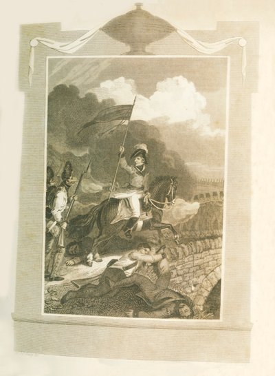 बुओनापार्ट ने आर्कोला के पुल को बल देने की कोशिश की, 1796, 1816। द्वारा अज्ञात
