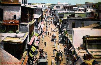 बुर्रा बाजार, कलकत्ता, भारत, 20 वीं सदी की शुरुआत में द्वारा अज्ञात