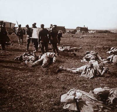 दफनाने वाले निकाय, सैंटे-मेरी-पाय, उत्तरी फ्रांस, c1914-c1918 द्वारा अज्ञात