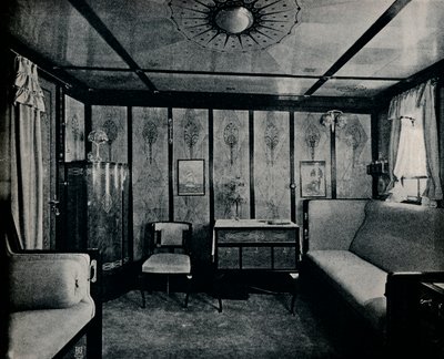 उत्तरी जर्मन लॉयड एसएस पर केबिन-डी-लक्स। क्रोनपिनज़ेसिन सेसिली, c1907 द्वारा अज्ञात