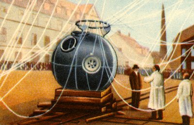 1931, 1932 में पिकाकार्ड ऊंचाई अनुसंधान बैलून का केबिन। द्वारा अज्ञात