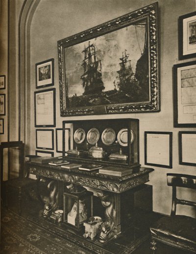 लॉयड्स समिति कक्ष में नेल्सन अवशेष का मंत्रिमंडल, c1935। द्वारा अज्ञात