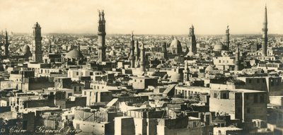 काहिरा - सामान्य दृश्य, c1918-c1939। द्वारा अज्ञात