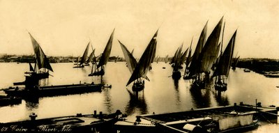 काहिरा - नदी नील, c1918-c1939। द्वारा अज्ञात