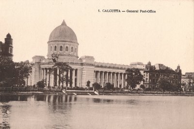 कलकत्ता - जनरल पोस्ट-ऑफिस, c1900 द्वारा अज्ञात