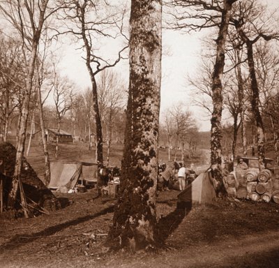 कैंप, जेनकोर्ट, उत्तरी फ्रांस, c1914-c1918 द्वारा अज्ञात