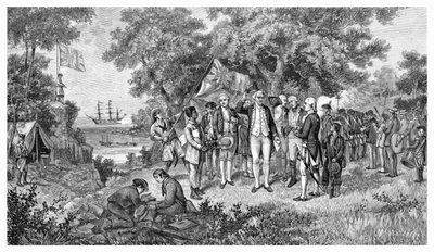 कैप्टन कुक ने दावा किया कि बॉटनी बे, न्यू साउथ वेल्स, ऑस्ट्रेलिया, 1770 1886 द्वारा अज्ञात