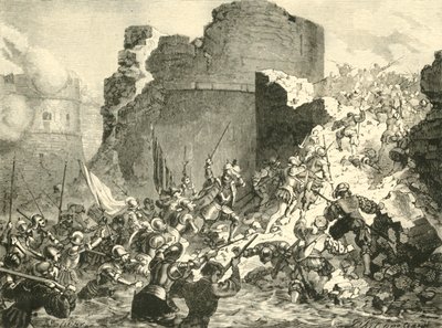 द ड्यूक ऑफ़ गुइज़, 1558, 1890 के तहत फ्रांसीसी द्वारा कैलाइस पर कब्जा। द्वारा अज्ञात