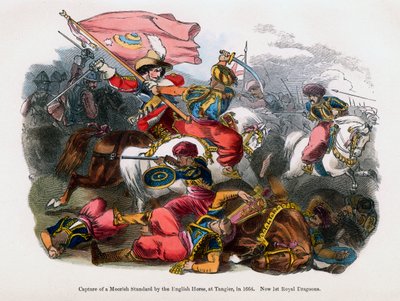 टंगेर, 1664 में इंग्लिश हॉर्स द्वारा एक दलदल मानक पर कब्जा द्वारा अज्ञात
